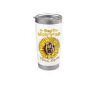 Best Yorkie Dog Mom Ever Sunflower Funny Paw Dogs Lovers Vaso térmico de acero inoxidable de doble pared