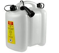 BEST4FORST Bidon de combustible Doble Bidón Strong 6 L/3 L Verde Acero Gasolina