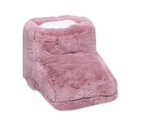 BestAlice Calentador de pies eléctrico con calefacción por USB, ultra suave, calentamiento rápido con 3 ajustes de temperatura, masajeador de pies eléctrico para botas de calefacción, color rosa