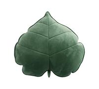 BestAlice Cojín de felpa con forma de hoja en 3D, cojín de suelo para coche, dormitorio, sofá, sala de estar, 20 x 20 pulgadas