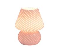 BestAlice Lámpara de setas, Lámpara de noche de hongo de cristal USB recargable regulable pequeña lámpara de cabecera 3000 4000 5500k lámpara de mesa de dormitorio, lámpara de decoración de estilo
