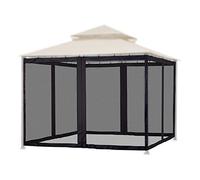 BestAlice Mosquitera con Cremallera para Tienda de Campaña con Dosel, Mosquitera para Patio, Cenador, Toldo Y Carpa para Acampar Y Jardín Al Aire Libre(A-300x300x220cm)