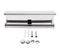 BestAlice Portarrollos de Papel Higiénico con Estante, Portarrollos de Papel Higiénico Montaje en Pared, Portarrollos de Papel Higiénico, Portarrollos de Papel Higiénico de Doble Extremo Montado en la