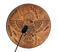 BestAlice Tambor chamán, tambor de mano con diseño de árbol de la vida de 10 pulgadas con tambor, sanador de sonido instrumental, regalo para los amantes de la música