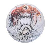 BestAlice Tambor chamán, tambor de mano con diseño de árbol de la vida de 10 pulgadas con tambor, sanador de sonido instrumental, regalo para los amantes de la música