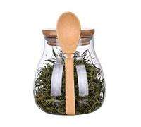 BestAlice Tarros de Almacenamiento de Vidrio, Tarros de Almacenamiento de Alimentos con Tapas Herméticas, Recipiente de Almacenamiento Transparente, Botes de Organización de Vidrio, Tarros(1000ML)