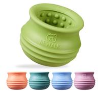 Bestalk Juguete de enriquecimiento para perros, juguetes interactivos de larga duración para lamer congelación para perros, juguete de comedero de rompecabezas rellenable para aburrimiento, juguete