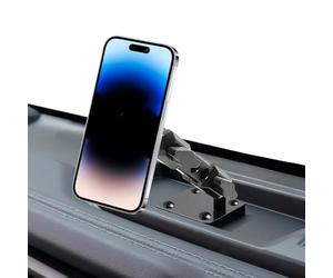 BESTAOO Jeep Wrangler - Soporte para teléfono, compatible con Jeep Wrangler 2024, accesorios interiores de 2/4 puertas, soporte de teléfono manos libres con ABS y construcción de aleación de aluminio