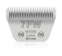 BESTBOMG 7FW Cuchillas Anchas y Removibles para el Cuidado de Mascotas,compatibles con cortadoras Heiniger/Moser Max45/Andis/Oster A5,Longitud de Corte 1/8 Pulgadas (3,2 mm)