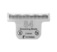 BESTBOMG Cuchilla de repuesto para aseo de perros compatible con cortaúñas Andis/Wahl/Oster (T84 de 2,4 mm)