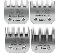 BESTBOMG - Cuchilla de repuesto para aseo de perros, compatible con las series Heiniger/Moser Max45/Andis/Oster A5 para perros, tamaño 3,2 mm-13 mm. Longitud de corte