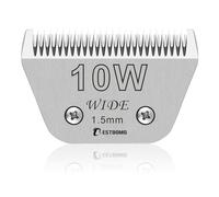 BESTBOMG Cuchillas extraíbles de 10W de Ancho para el Cuidado de Mascotas,compatibles con cortapelos Heiniger/Moser Max45/Andis/Oster A5,Longitud de Corte 1/16 Pulgadas (1,5 mm)