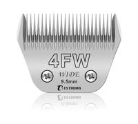 BESTBOMG Cuchillas extraíbles de 4FW de Ancho para el Cuidado de Perros,compatibles con cortapelos Heiniger/Moser Max45/Andis/Oster A5,Longitud de Corte 3/8 Pulgadas (9,5 mm)