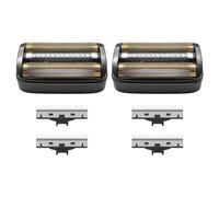 BESTBOMG Pack de 2 láminas de repuesto para maquinilla de afeitar y cortadora interna compatible con maquinilla de afeitar eléctrica Andis 17300 reSURGE (negro)