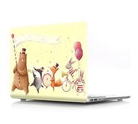 Bestcatgfit [Animal Series Hard Shell Fundas with Keyboard Cover para MacBook Pro 15 Inch with Retina Display No CD-ROM (Model: A1398) - Animal Orchestra