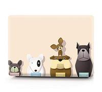 Bestcatgfit [Animal Series Hard Shell Fundas with Keyboard Cover para Old MacBook Pro 13 Inch with CD-ROM (Models: A1278) - Dog Family