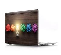BestCatgift Air 11 Hard Shell Funda with Keyboard Cover para MacBook Air 11 Inch (Models: A1370 and A1465),Bulb-D