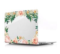 BestCatgift Newest Pro 15 Inch Funda, Pro 15 Clear Transparent Funda with Flower para Newest Macbook Pro 15 Inch with/Without Touch Bar (Model: A1990) - G