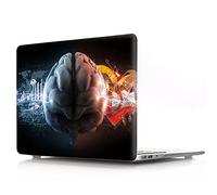 BestCatgift Pro 13 Hard Shell Funda with Keyboard Cover para Newest Macbook Pro 13 Inch with/Without Touch Bar (Model:A1989,A1706,A1708),Dazzle Brain