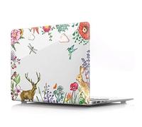 BestCatgift Pro 13 Inch Funda, Pro 13 Clear Transparent Funda with Flower para Old MacBook Pro 13 Inch with CD-ROM (Models: A1278) - K