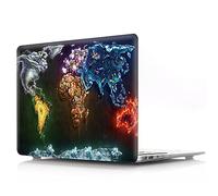 BestCatgift Pro 13 Retina Hard Shell Funda with Keyboard Cover para MacBook Pro 13 Inch with Retina Display No CD-ROM (Models: A1502,A1425),Originality Word Map