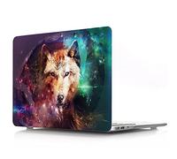 BestCatgift Pro 13 Retina Hard Shell Funda with Keyboard Cover para MacBook Pro 13 Inch with Retina Display No CD-ROM (Models: A1502,A1425),Wolf