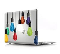 BestCatgift Pro 15 Hard Shell Funda with Keyboard Cover para Newest Macbook Pro 15 Inch with/Without Touch Bar (Model: A1990/A1707),Bulb-A