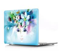 BestCatgift Pro 15 Hard Shell Funda with Keyboard Cover para Old MacBook Pro 15 Inch with CD-ROM (Model: A1286),Flowers Girl-B