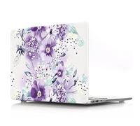 BestCatgift Pro 15 Retina Hard Shell Funda with Keyboard Cover para MacBook Pro 15 Inch with Retina Display No CD-ROM (Model: A1398),Wisteria Flower