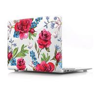 BestCatgift Pro Retina 15 Inch Funda, Pro 15 Retina Clear Transparent Funda with Flower para MacBook Pro 15 Inch with Retina Display No CD-ROM (Model: A1398) - L