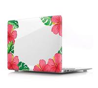 BestCatgift Pro Retina 15 Inch Funda, Pro 15 Retina Clear Transparent Funda with Flower para MacBook Pro 15 Inch with Retina Display No CD-ROM (Model: A1398) - D