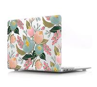 BestCatgift Pro Retina 15 Inch Funda, Pro 15 Retina Clear Transparent Funda with Flower para MacBook Pro 15 Inch with Retina Display No CD-ROM (Model: A1398) - H