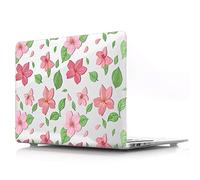 BestCatgift Pro Retina 15 Inch Funda, Pro 15 Retina Clear Transparent Funda with Flower para MacBook Pro 15 Inch with Retina Display No CD-ROM (Model: A1398) - A