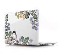 BestCatgift Pro Retina 15 Inch Funda, Pro 15 Retina Clear Transparent Funda with Flower para MacBook Pro 15 Inch with Retina Display No CD-ROM (Model: A1398) - I