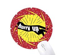 Bestchong Animal Negro Panther Silueta Natural Wheel Mouse Pad de Goma roja Redonda