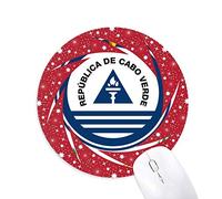Bestchong Cape Verde Escudo Nacional país Wheel Mouse Pad de Goma roja Redonda