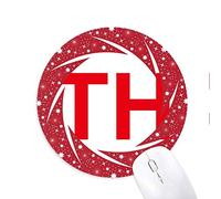 Bestchong contra la Guerra contra THAAD pacifismo Wheel Mouse Pad de Goma roja Redonda