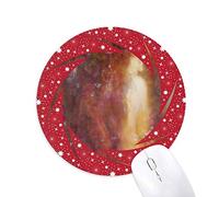Bestchong La Belleza de la Pintura de Aceite Nuevo xjj Wheel Mouse Pad de Goma roja Redonda