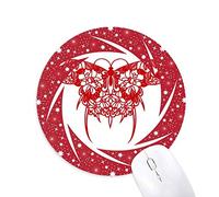 Bestchong La Cultura China Tradicional Cometa de Papel de Corte Wheel Mouse Pad de Goma roja Redonda