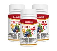 BestDiet - Cápsulas Circula Activ | con ingredientes naturales, diseñado para ayudar con problemas derivados de una circulación sanguínea deficiente - Pack de 3 botes con 30 cápsulas