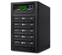 BestDuplicator 5 Target (1 a 5) 24X SATA DVD Duplicador incorporado LG Burner DVD Burner (128MB Buffer) + Free Nero 10 Multimedia Suite Essentials CD/DVD Burner Software - Profesional DVD CD