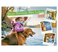 Beste Freunde fürs Leben (Wandkalender 2026 DIN A3 quer), CALVENDO Monatskalender: Große Abenteuer beginnen mit kleinen Pfoten.