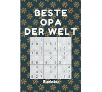 BESTE OPA DER WELT - Sudoku: 240 Sudoku-Rätsel inkl. Lösungen | Leicht-schwer | - kleine Geschenke für opa zu weihnachten Geburtstag - weihnachtsgeschenke für Großvater