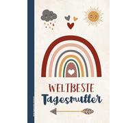 Beste Tagesmutter Geschenk: Notizbuch A5 Danke Weltbeste Tagesmutter Abschiedsgeschenk für Erzieherin in Kindertagespflege das Tagemutter Buch Dot Grid für Notizen kleines Dankeschön zum Abschied
