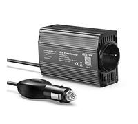 BESTEK Inversor De Corriente 300W para Coche, Transformador 12v a 220v, Inversor con 1 Toma Enchufe Y 2 Puertos USB (5V / 2.4A) para Phone Pad Y Tableta(Negro)