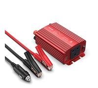 BESTEK Inversor de corriente de onda sinusoidal pura de 300 W CC 12 V a CA 230 V 240 V con puertos USB inteligentes duales de 4.2 A, adaptador de coche para automóviles, embarcaciones y emergencias de