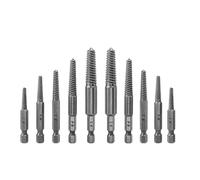 Bestgle 10 Piezas Extractor de Tornillos Rotos, Extractor de Tornillos Rotos para Extraer Tornillos Dañados Extractor de Tornillos Profesional
