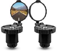 Bestgle 2 Pcs Espejo Retrovisor para Bicicleta, Espejo Retrovisor para Manillar 21-22 mm, Plegable HD Giratorio 360° Adjustable Retrovisor Biciclet para Ciclismo en Bicicleta, Bicicletas de Montaña