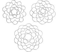 Bestgle 3 soportes para arreglos florales reutilizables, soportes para ramos de flores y ranas, soportes para floreros para organizar macetas de plantas (10,1 + 12,5 + 15,2 cm)