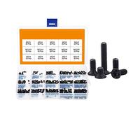 Bestgle 450 Piezas Tornillos Phillips Cabeza Avellanada Impronta, Juego de Tornillos para Computadora Portátil, M2 M2.5 M3 Cabeza de Botón de Acero Inoxidable Head Tornillos Phillips